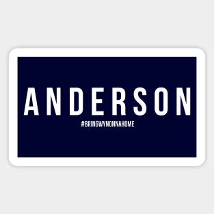 ANDERSON - Wynonna Earp #BringWynonnaHome Magnet